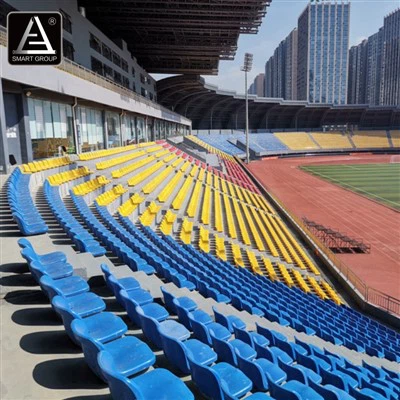 Protección UV HDPE Asientos de estadio con respaldo medio-