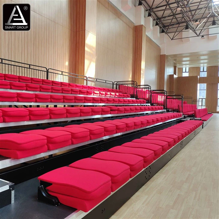 Folding School Telescopic Bleachers Grandstand Seats