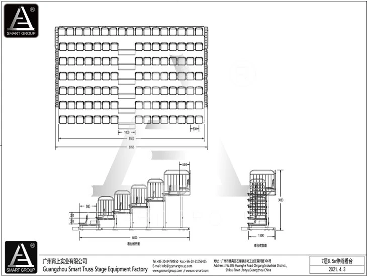 Telescopic Seating | Retractable Bleachers | Telescopic Stand